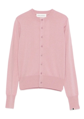 extreme cashmere n°300 button-front cashmere cardigan - Pink