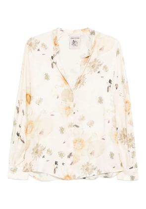 Semicouture floral-pattern top - Neutrals