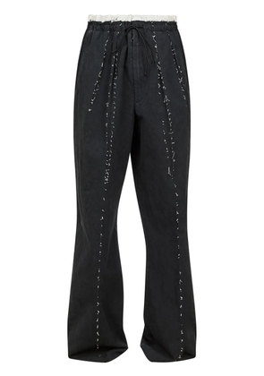 Maison Margiela four-stitch logo track pants - Black