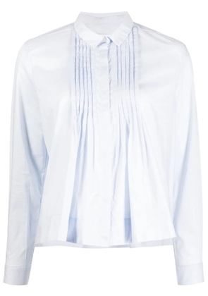 Bonpoint pleated cotton shirt - Blue