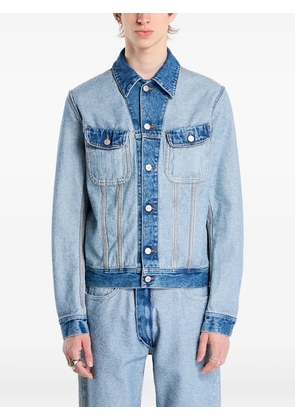 MM6 Maison Margiela flap-pockets denim jacket - Blue