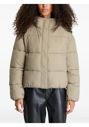 Calvin Klein logo-print jacket - Neutrals