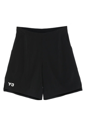 Y-3 logo shorts - Black