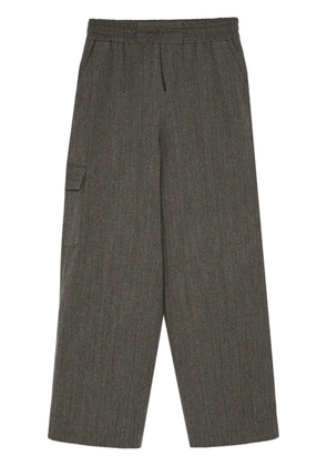 Yves Salomon drawstring cargo trousers - Grey