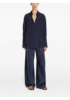 DRIES VAN NOTEN pleated jeans - Blue