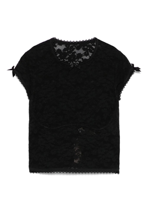 Agent Provocateur Frankie pajama top - Black