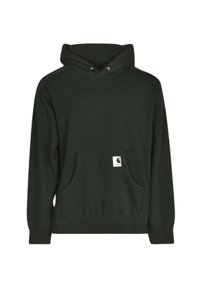 sacai pouch-pocket hoodie - Black