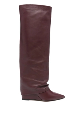 The Seller 90mm slouchy pointed-toe boots - Red