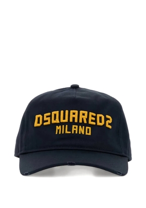 DSQUARED2 logo-embroidered baseball cap - Blue