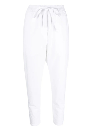 Kristensen Du Nord drawstring-waistband cotton trousers - White