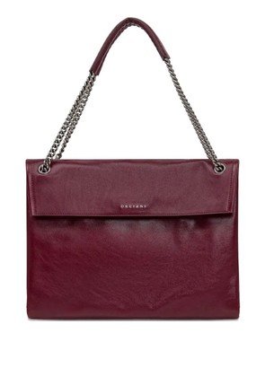 Orciani midi Venus Gotham leather chain-strap shoulder bag - Red