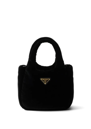Prada padded velvet mini bag - Black