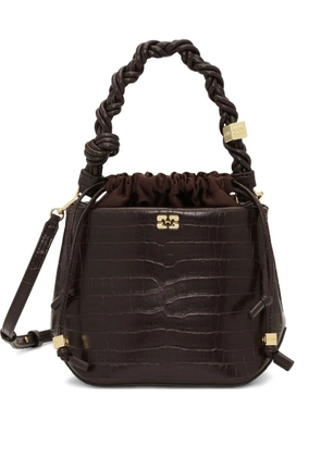 GANNI Bou bucket bag - Brown