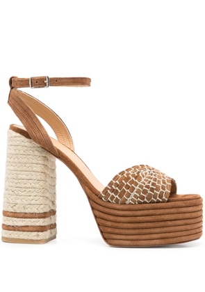 Castañer 130mm Ferosa sandals - Brown