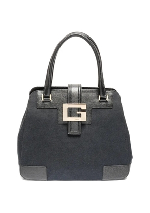 Gucci Pre-Owned 1990 canvas handbag - Black