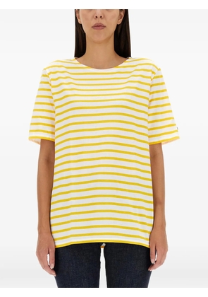Saint James striped-pattern T-shirt - White