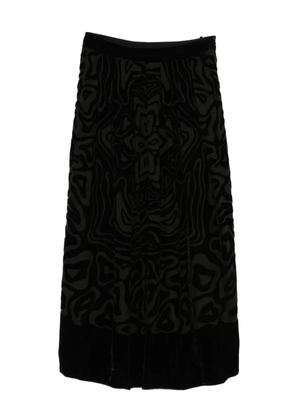 Ulla Johnson Valleta patterned skirt - Black