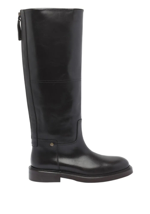 POEVE leather boots - Brown