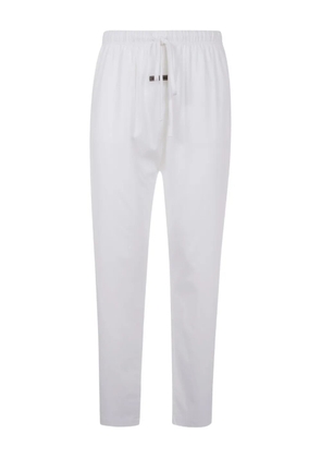 FEAR OF GOD ESSENTIALS elasticated-waist tapered trousers - White