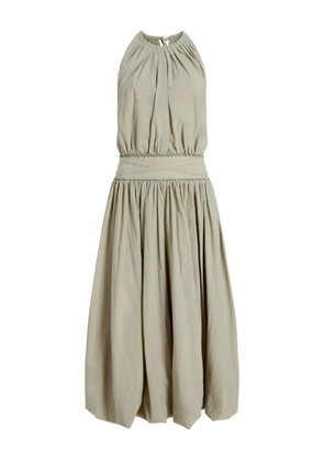 Proenza Schouler White Label gathered halterneck midi dress - Green