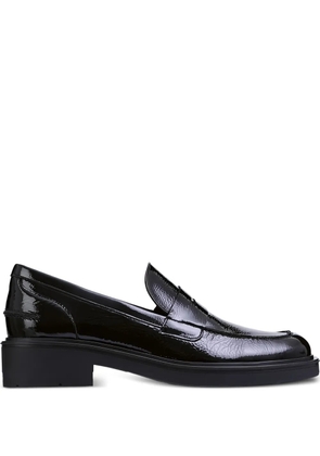 Hogl Lauren leather loafers - Black