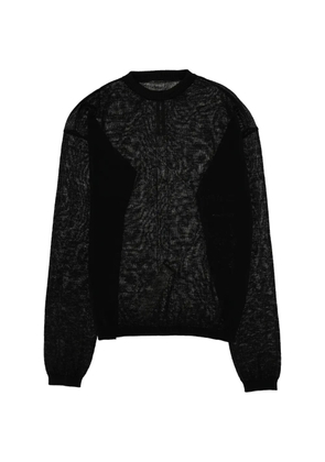 Rick Owens logo-detail top - Black