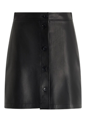Bally leather mini skirt - Black