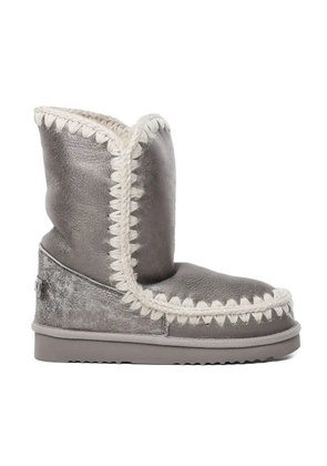 Mou Eskimo 24 crochet-detail boots - Grey