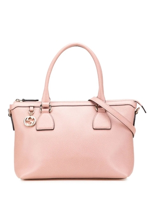 Gucci Pre-Owned 2000-2015 Dollar Calfskin GG Charm satchel - Pink