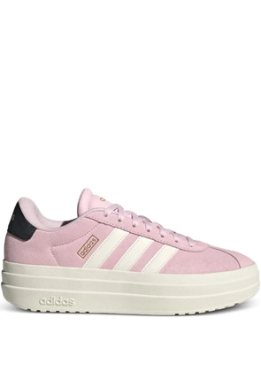 adidas platform striped sneakers - Pink