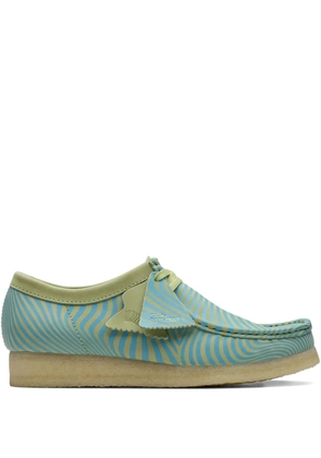Clarks Wallabee 'Blue/Green' loafers