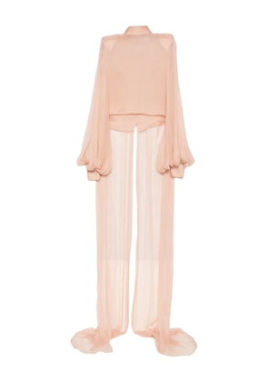 M.Marquise Sonja balloon-sleeve blouse - Pink