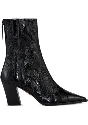 Aquazzura 70mm Francoise pointed-toe ankle boots - Black