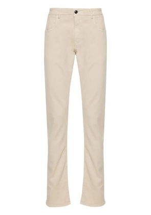 Canali mid-rise slim trousers - Neutrals