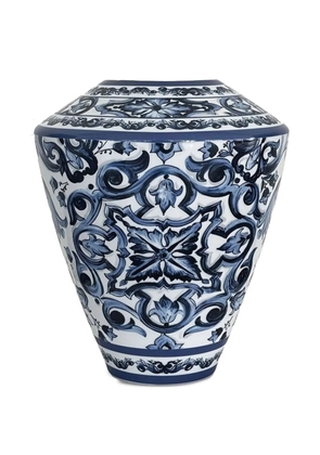 Dolce & Gabbana Mediterranean patterned vase (25cm x 29 cm) - Blue