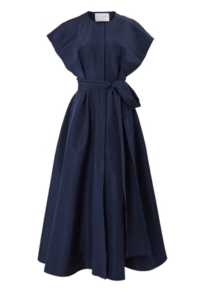 Carolina Herrera sash-belt silk maxi dress - Blue