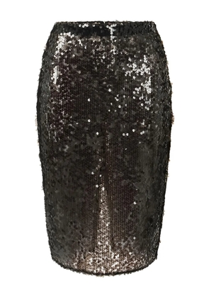 Elisabetta Franchi sequin-embellished midi skirt - Black