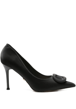TWENTY FOURHAITCH buckle-detail pointed pumps - Black