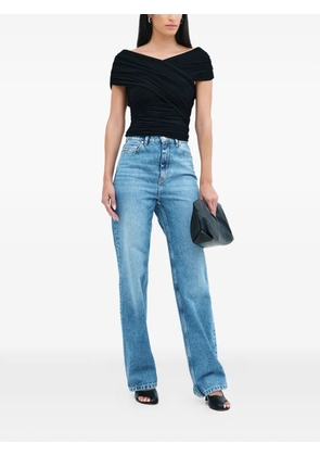 Marcella Alyssa Infinity gathered top - Black