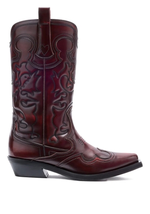 GANNI embroidered boots