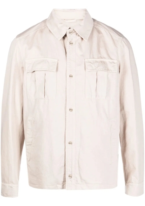 Herno chest-pockets shirt - Neutrals