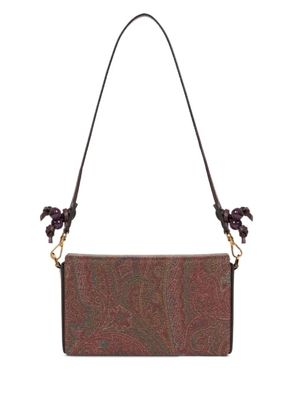 ETRO Paisley Jacquard clutch bag - Brown