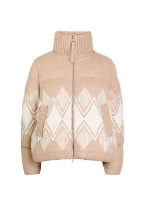 Varley padded knit jacket - Neutrals
