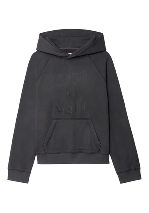 Zadig&Voltaire Georgy rock-n-roll-embroidery hoodie - Grey