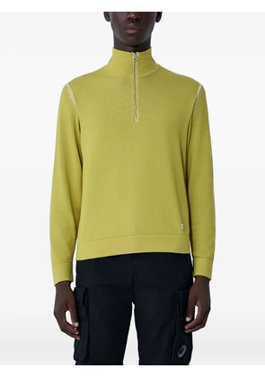C.P. Company half-zip high-neck sweater - Yellow