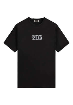 KITH x Marvel logo-print T-shirt - Black