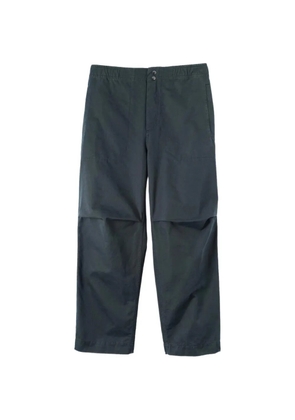 Margaret Howell press-stud elasticated trousers - Blue