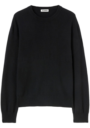 Jil Sander round-neck cashmere jumper - Black