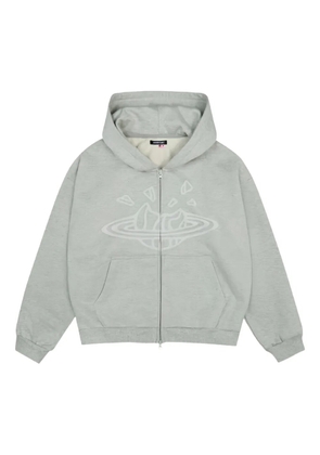 BROKEN PLANET Market zip-up hoodie - Grey