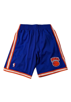 Mitchell & Ness logo-patch shorts - Blue